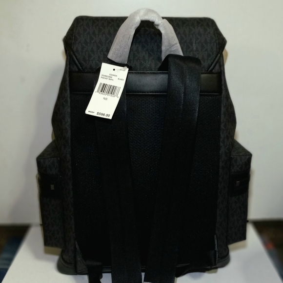 AUTHENTIC CUSTOM GRAFFITI SPLATTER CAMO MICHAEL KORS COOPER MENS BACKPACK - Picture 2 of 6